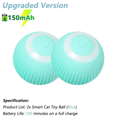 Automatic Interactive Rolling Ball for Cats - Smart Electric Toy and Game Accessory