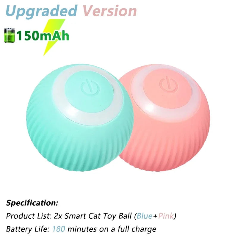 Automatic Interactive Rolling Ball for Cats - Smart Electric Toy and Game Accessory