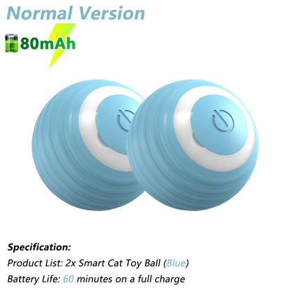 Automatic Interactive Rolling Ball for Cats - Smart Electric Toy and Game Accessory