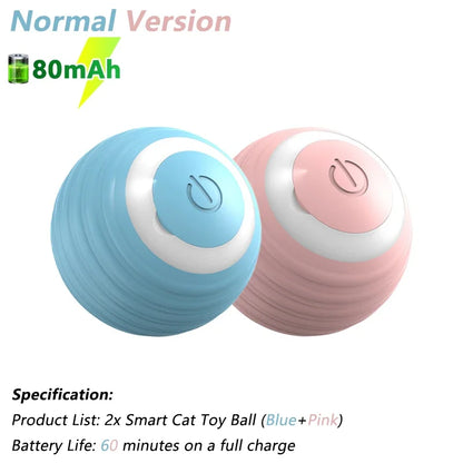 Automatic Interactive Rolling Ball for Cats - Smart Electric Toy and Game Accessory