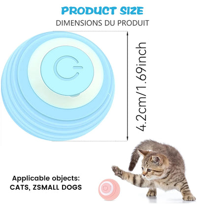 Automatic Interactive Rolling Ball for Cats - Smart Electric Toy and Game Accessory