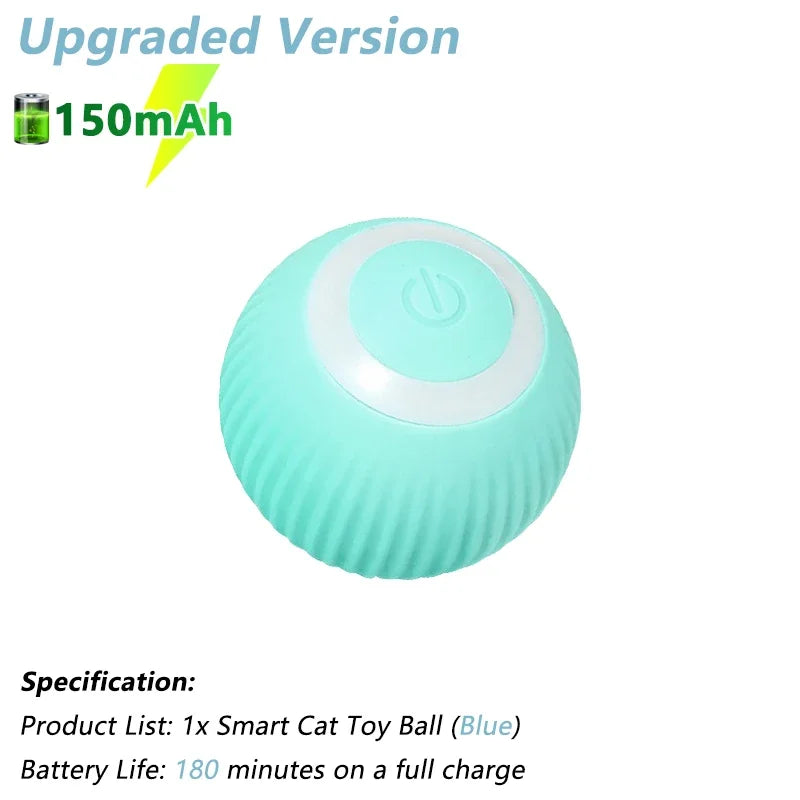 Automatic Interactive Rolling Ball for Cats - Smart Electric Toy and Game Accessory