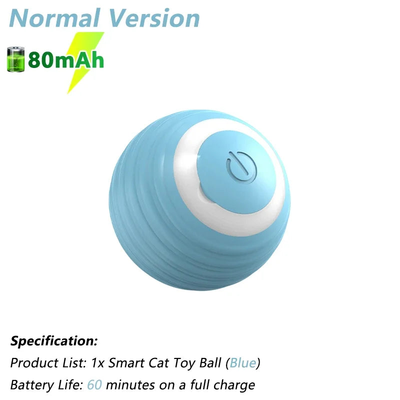 Automatic Interactive Rolling Ball for Cats - Smart Electric Toy and Game Accessory