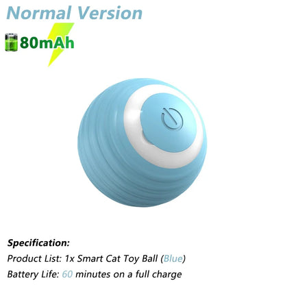 Automatic Interactive Rolling Ball for Cats - Smart Electric Toy and Game Accessory